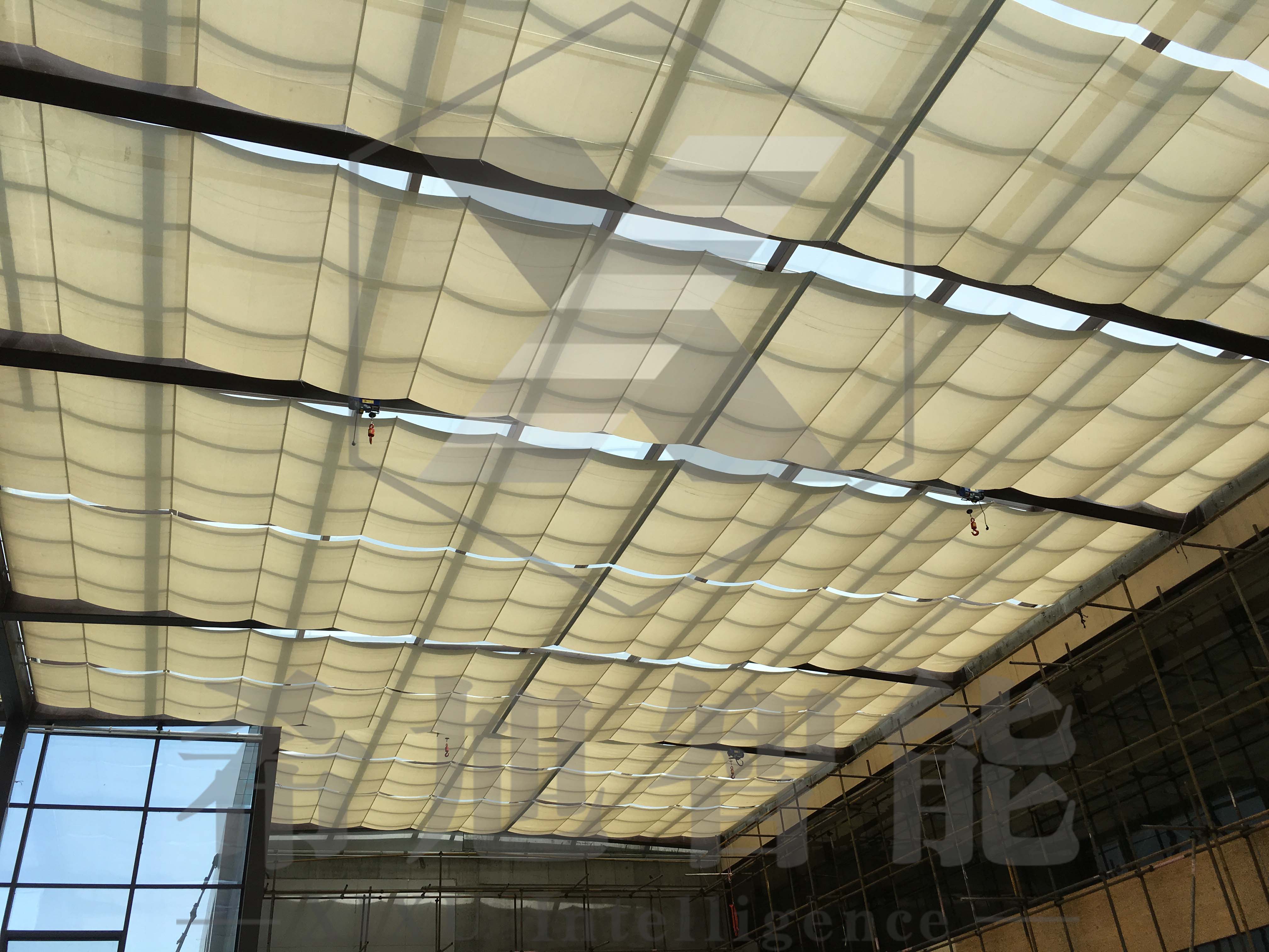 希旭智能內(nèi)蒙古呼和浩特黃河夢(mèng)幻水世界采光頂工程