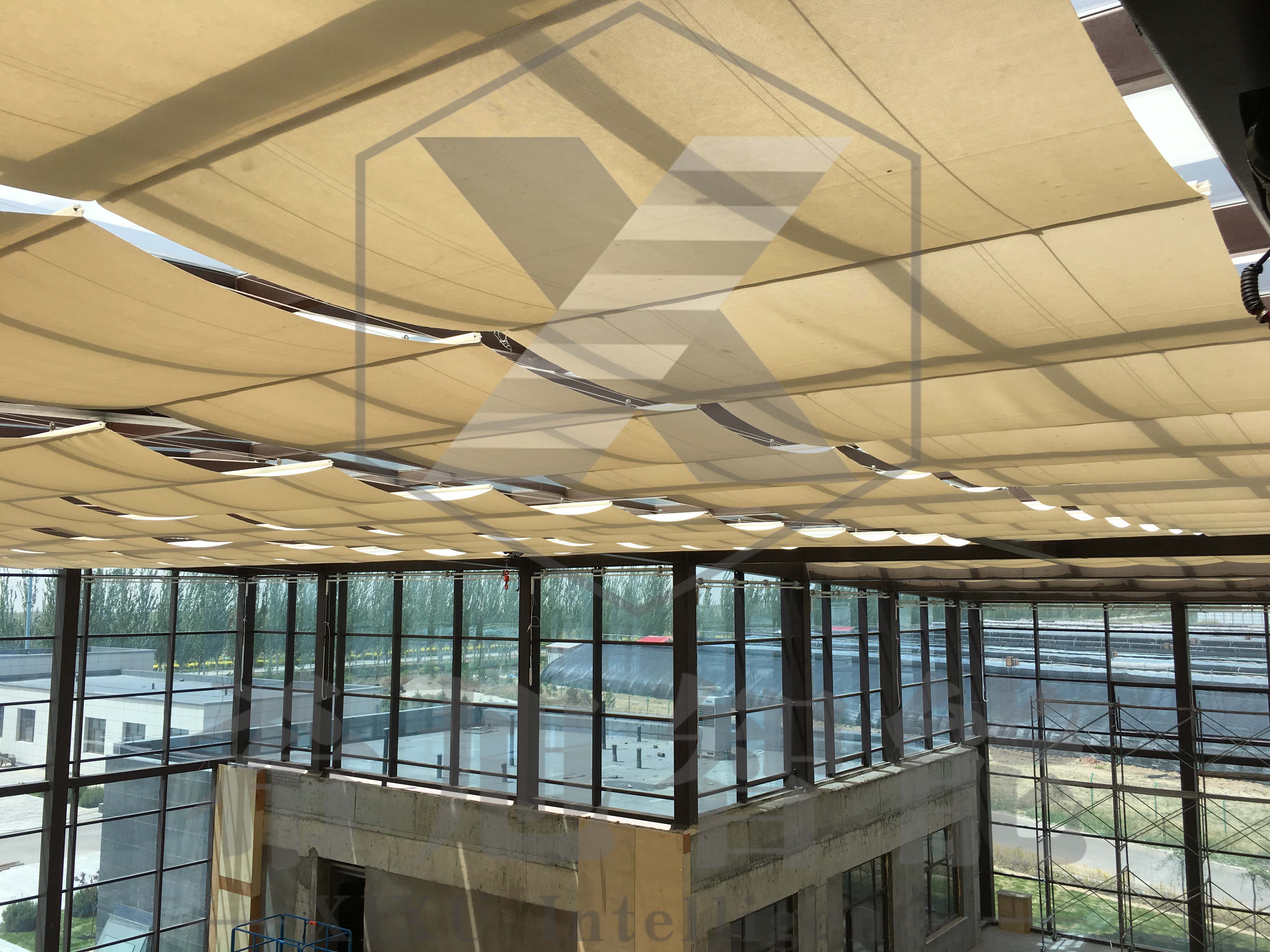 希旭智能內(nèi)蒙古呼和浩特黃河夢(mèng)幻水世界采光頂工程