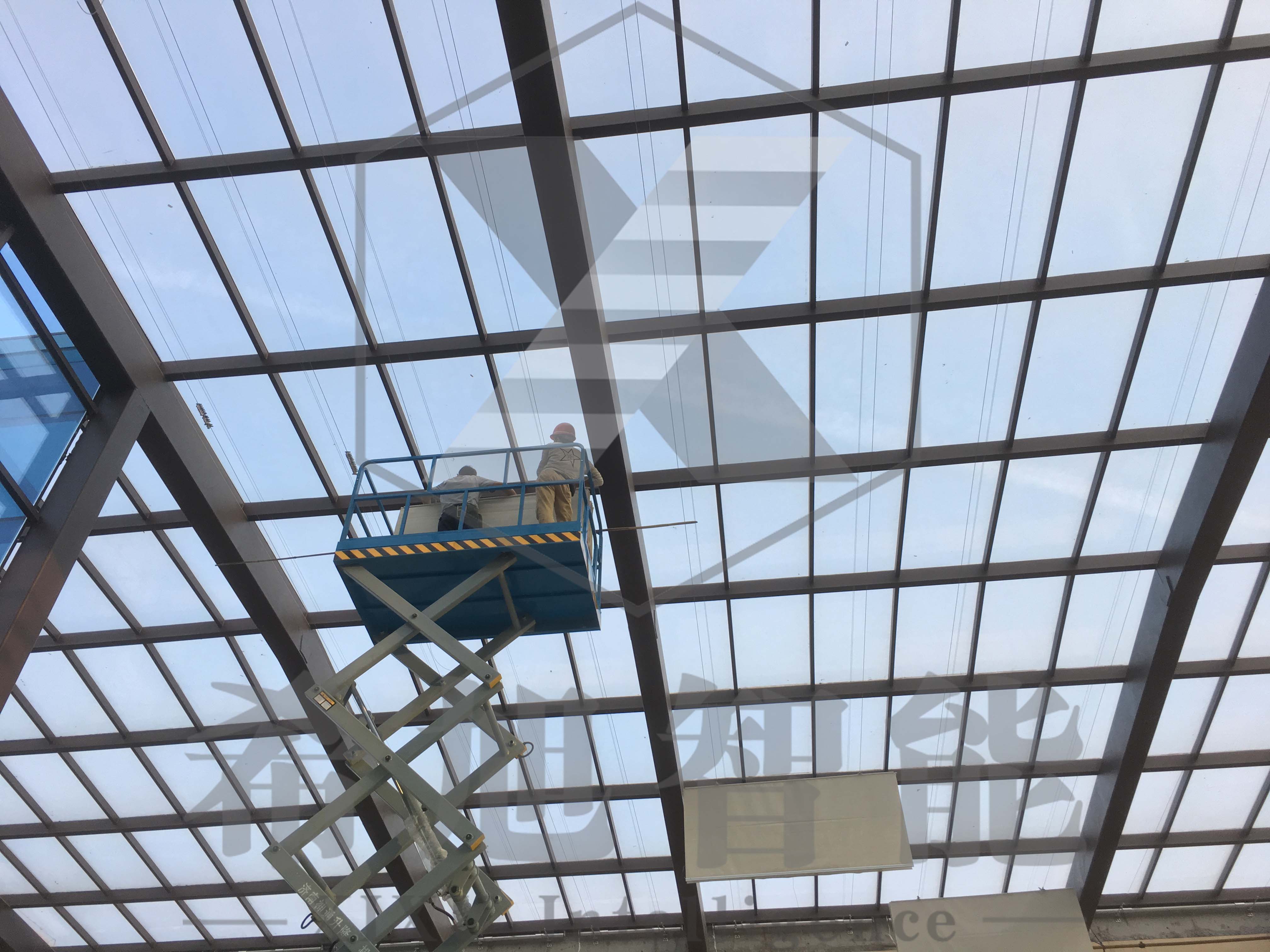 希旭智能內(nèi)蒙古呼和浩特黃河夢(mèng)幻水世界采光頂工程