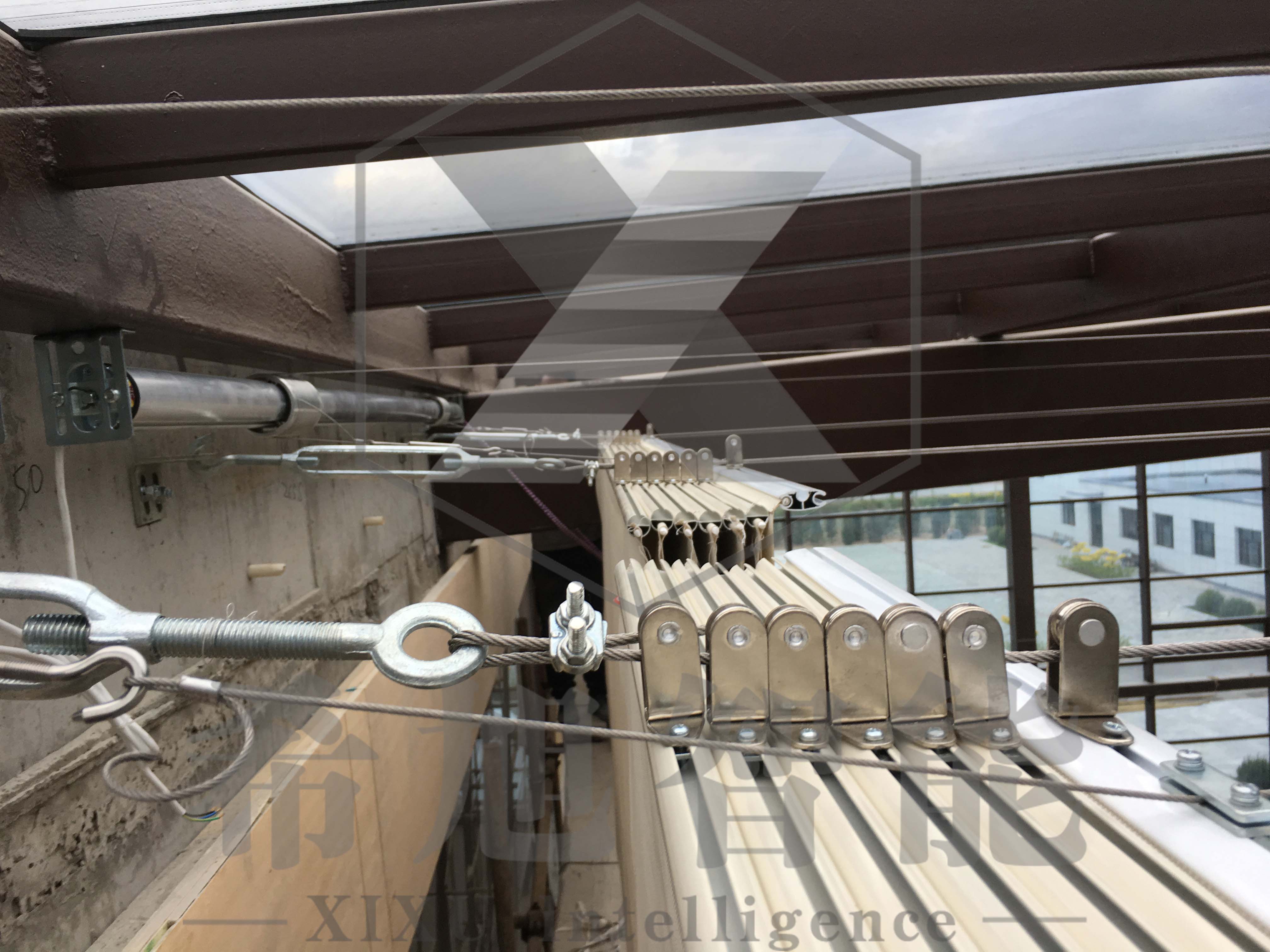 希旭智能內(nèi)蒙古呼和浩特黃河夢(mèng)幻水世界采光頂工程