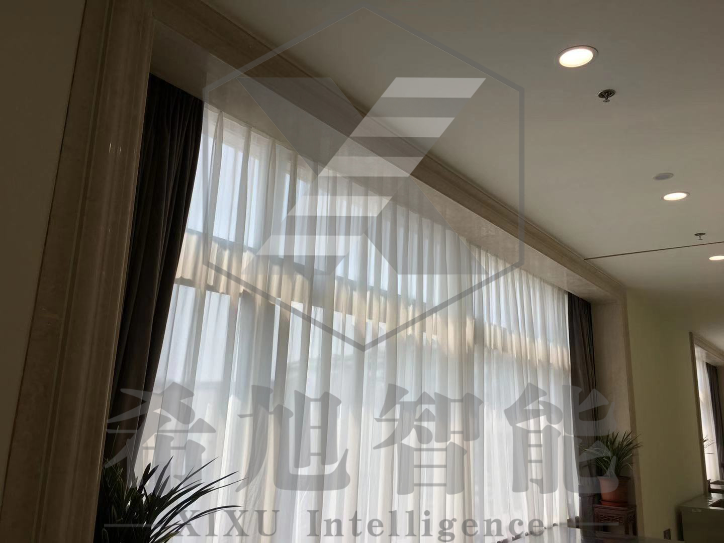 希旭智能浙江杭州浙江省委黨校文欣校區(qū)遮陽窗簾工程