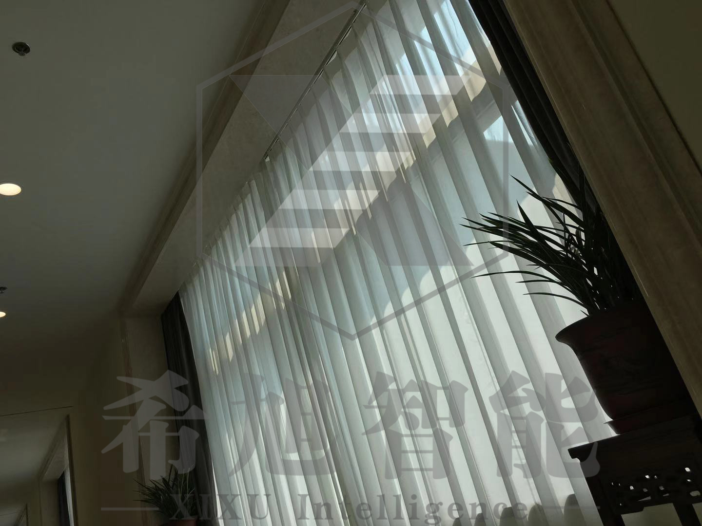 希旭智能浙江杭州浙江省委黨校文欣校區(qū)遮陽窗簾工程